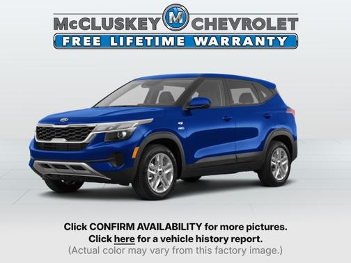 Neptune Blue 2021 Kia Seltos EX