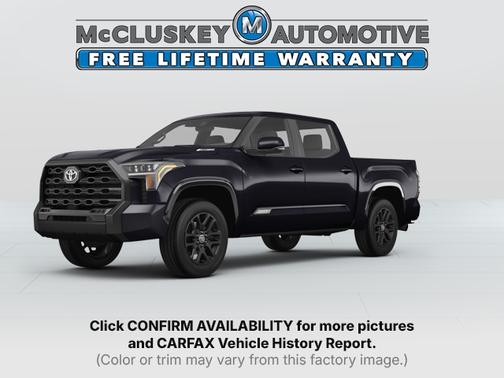 Midnight Black Metallic 2025 Toyota Tundra Hybrid Platinum