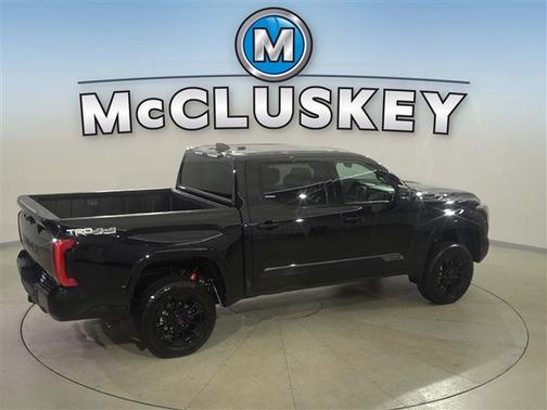 Midnight Black Metallic 2025 Toyota Tundra Hybrid Platinum