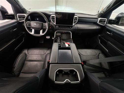 Midnight Black Metallic 2025 Toyota Tundra Hybrid Platinum