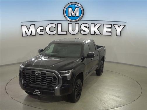 Midnight Black Metallic 2025 Toyota Tundra Hybrid Platinum