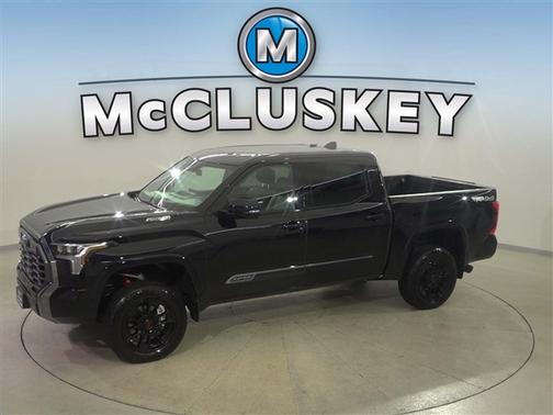 Midnight Black Metallic 2025 Toyota Tundra Hybrid Platinum