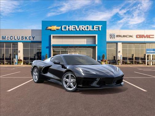 Black 2026 Chevrolet Corvette Stingray w/1LT