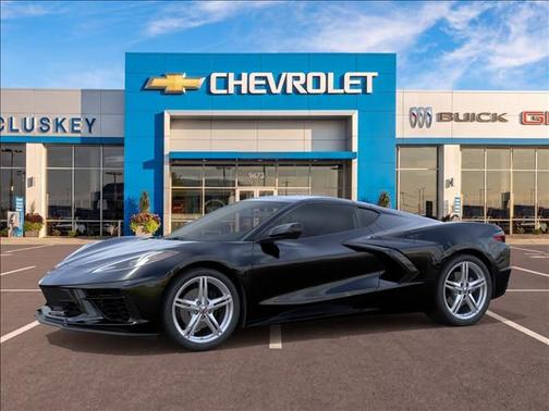 Black 2026 Chevrolet Corvette Stingray w/1LT