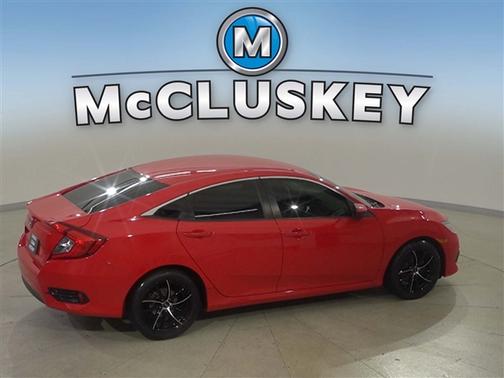 Red 2017 Honda Civic LX
