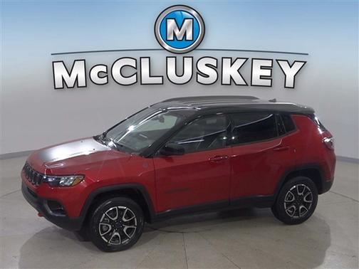 Red Hot Pearlcoat 2025 Jeep Compass Trailhawk
