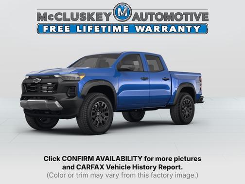 Glacier Blue Metallic 2024 Chevrolet Colorado Trail Boss