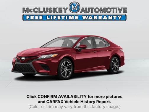 Supersonic Red 2019 Toyota Camry SE