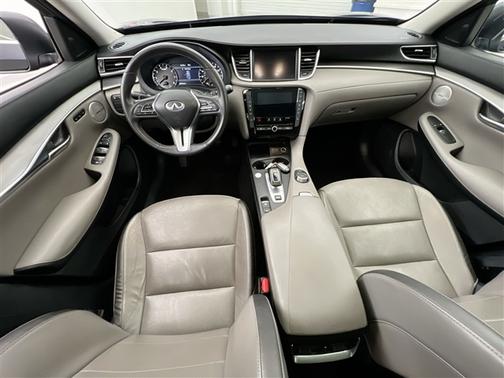 Hermosa Blue 2023 INFINITI QX50 LUXE AWD