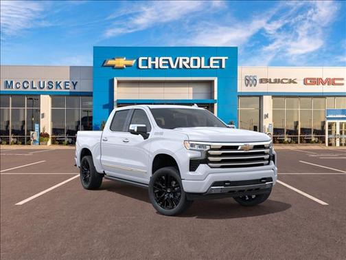 Polar White Tricoat 2026 Chevrolet Silverado 1500 High Country