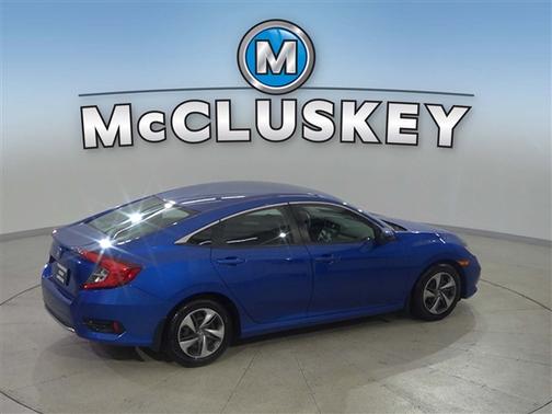 Aegean Blue Metallic 2021 Honda Civic LX