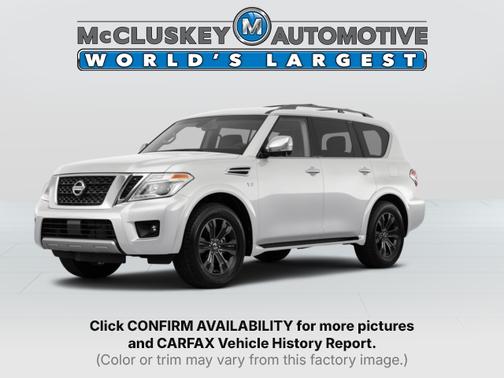Pearl White 2017 Nissan Armada Platinum