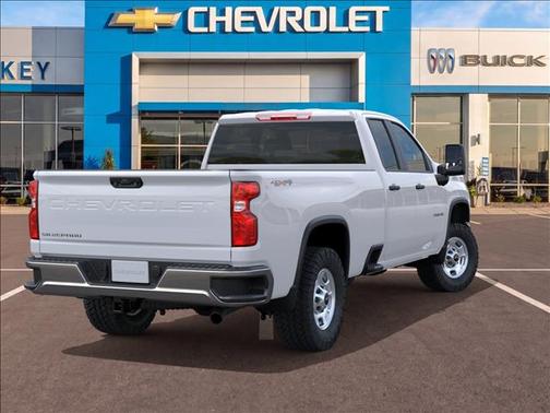 Summit White 2026 Chevrolet Silverado 2500 Double Cab, Long Bed, WT, 4WD