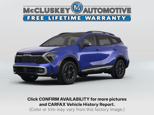 Sapphire Blue 2023 Kia Sportage SX-Prestige