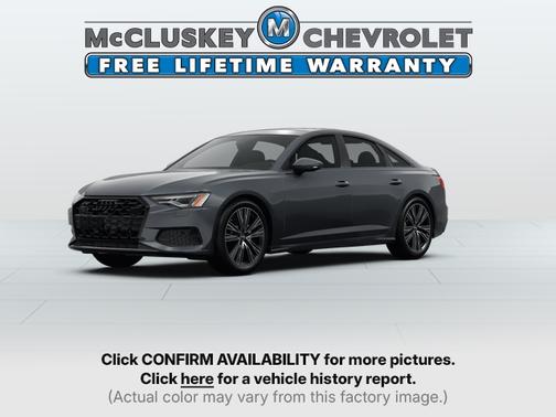 Gray 2024 Audi A6 55 Premium Plus