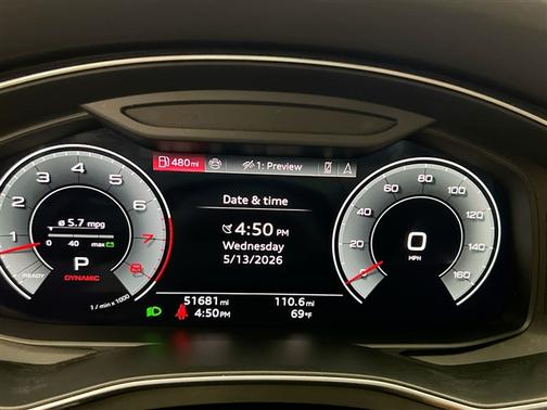 Gray 2024 Audi A6 55 Premium Plus