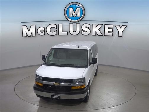 Summit White 2025 Chevrolet Express 3500 RWD 3500 Extended Wheelbase LT