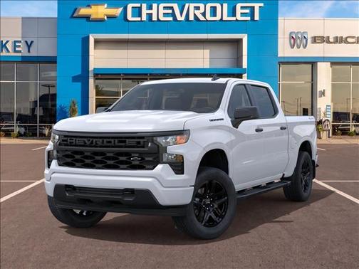 Summit White 2026 Chevrolet Silverado 1500 Custom