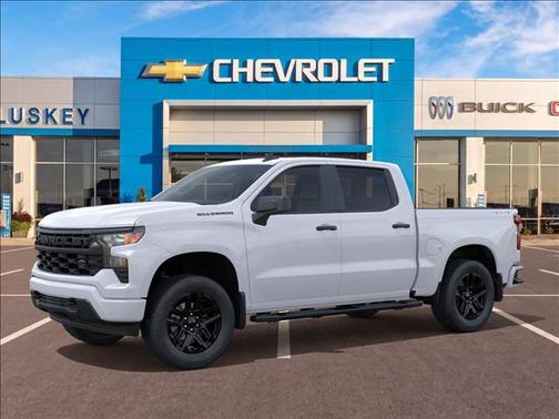 Summit White 2026 Chevrolet Silverado 1500 Custom
