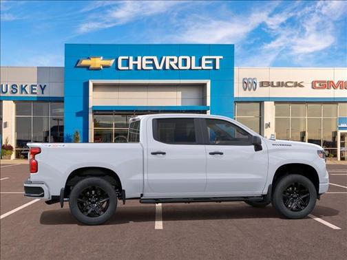 Summit White 2026 Chevrolet Silverado 1500 Custom