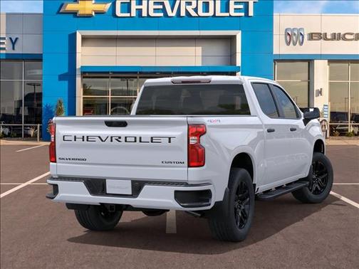 Summit White 2026 Chevrolet Silverado 1500 Custom