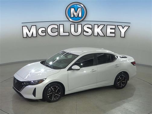 Aspen White Tricoat 2024 Nissan Sentra SV