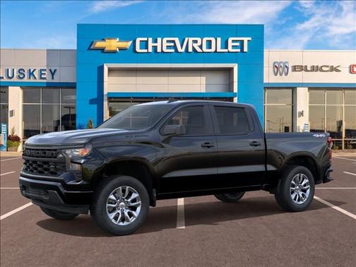 Black 2026 Chevrolet Silverado 1500 Custom