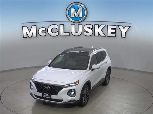 Quartz White 2020 Hyundai SANTA FE Limited 2.0T