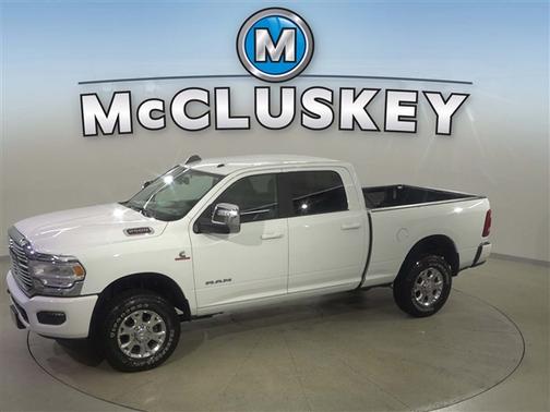 Bright White Clearcoat 2024 RAM 2500 Laramie Crew Cab 4x4 6'4' Box