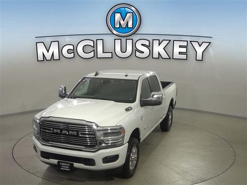 Bright White Clearcoat 2024 RAM 2500 Laramie Crew Cab 4x4 6'4' Box