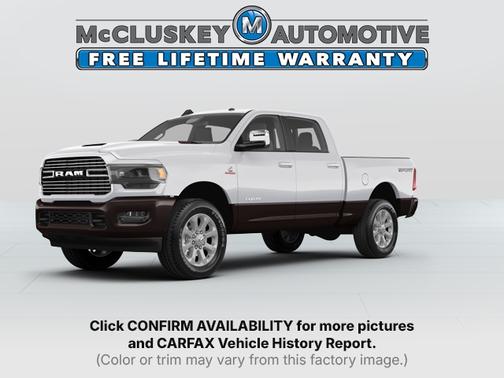 Bright White Clearcoat 2024 RAM 2500 Laramie Crew Cab 4x4 6'4' Box