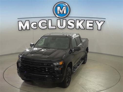 Black 2026 Chevrolet Silverado 1500 Custom Trail Boss