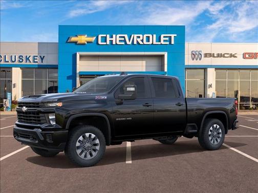 Black 2026 Chevrolet Silverado 2500 Custom