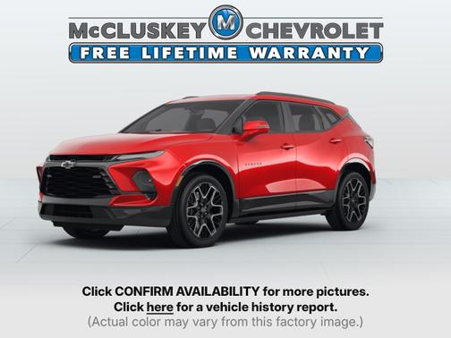 Red Hot 2024 Chevrolet Blazer RS