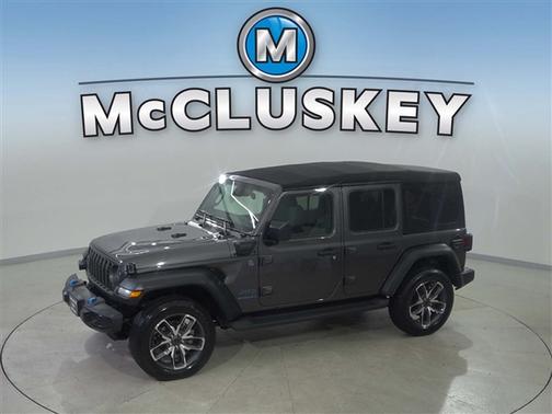 Granite Crystal Metallic Clearcoat 2024 Jeep Wrangler 4xe Sport S