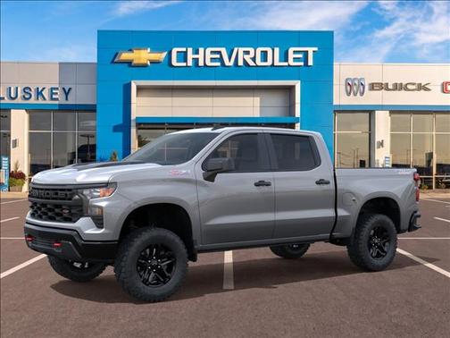 Sterling Gray Metallic 2026 Chevrolet Silverado 1500 Custom Trail Boss
