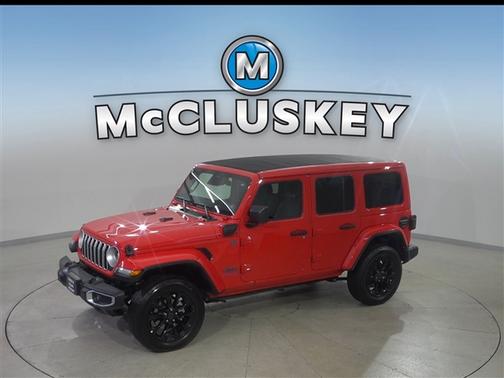 Firecracker Red Clearcoat 2025 Jeep Wrangler 4xe Sahara