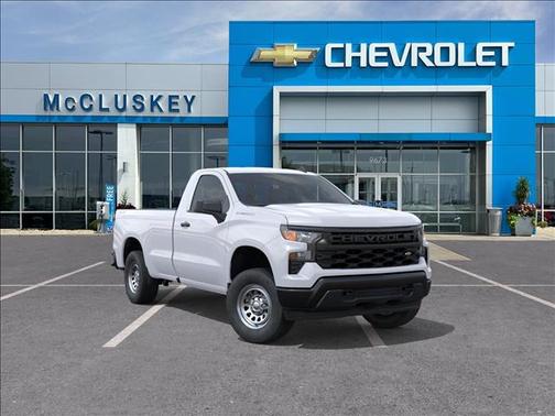 Summit White 2026 Chevrolet Silverado 1500 WT