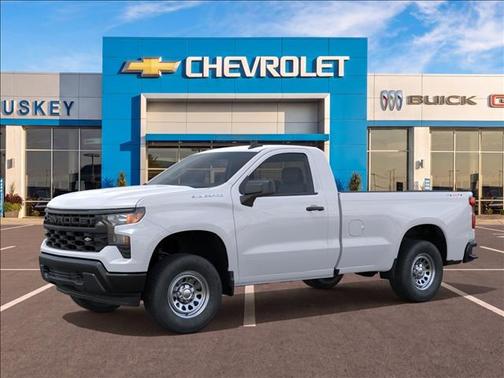 Summit White 2026 Chevrolet Silverado 1500 WT