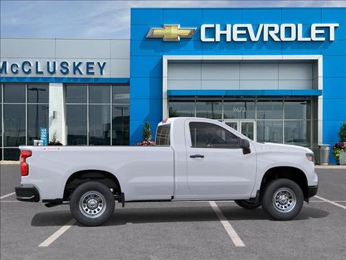 Summit White 2026 Chevrolet Silverado 1500 WT