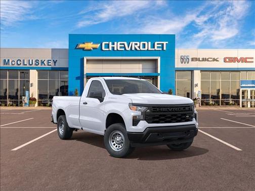 Summit White 2026 Chevrolet Silverado 1500 WT
