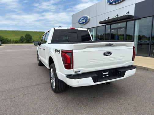 Star White Metallic Tri-Coat 2024 Ford F-150 Platinum