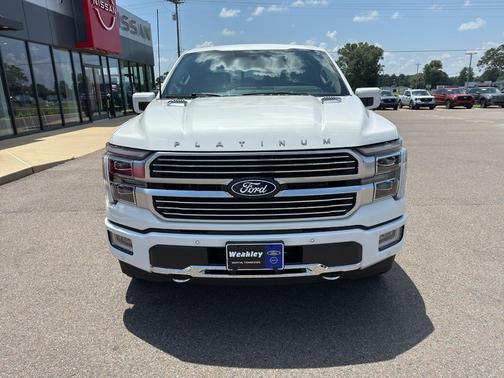 Star White Metallic Tri-Coat 2024 Ford F-150 Platinum