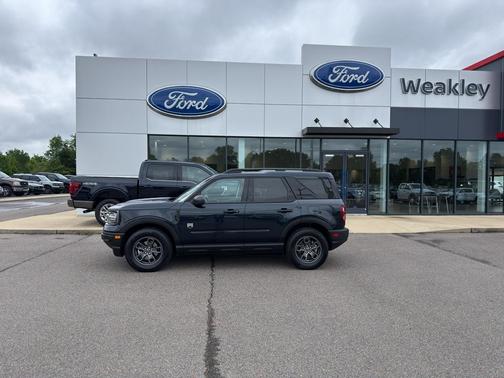 Alto Blue Metallic Tinted Clearcoat 2022 Ford Bronco Sport Big Bend