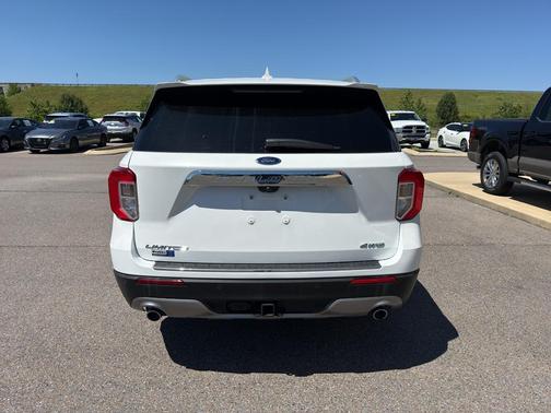 Star White Metallic Tri-Coat 2021 Ford Explorer Limited