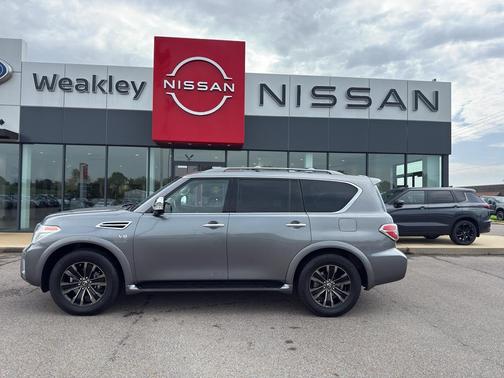 Gun Metallic 2017 Nissan Armada Platinum