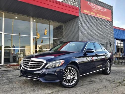 Blue 2015 Mercedes-Benz C-Class C 300 4MATIC