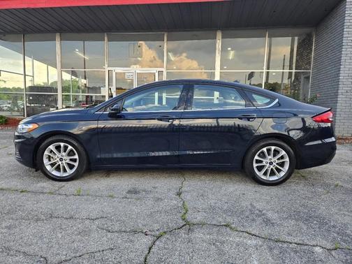 Blue 2020 Ford Fusion SE