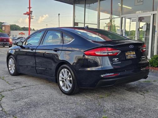 Blue 2020 Ford Fusion SE