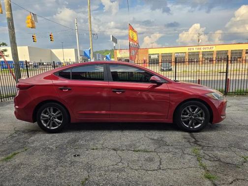 Scarlet Red 2018 Hyundai ELANTRA Limited
